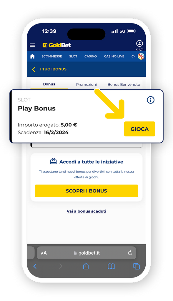 Goldbet Access: Sistema di Scommesse e Casinò Online